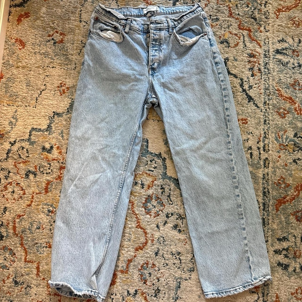 Abercrombie & Fitch Light Wash Denim Jeans